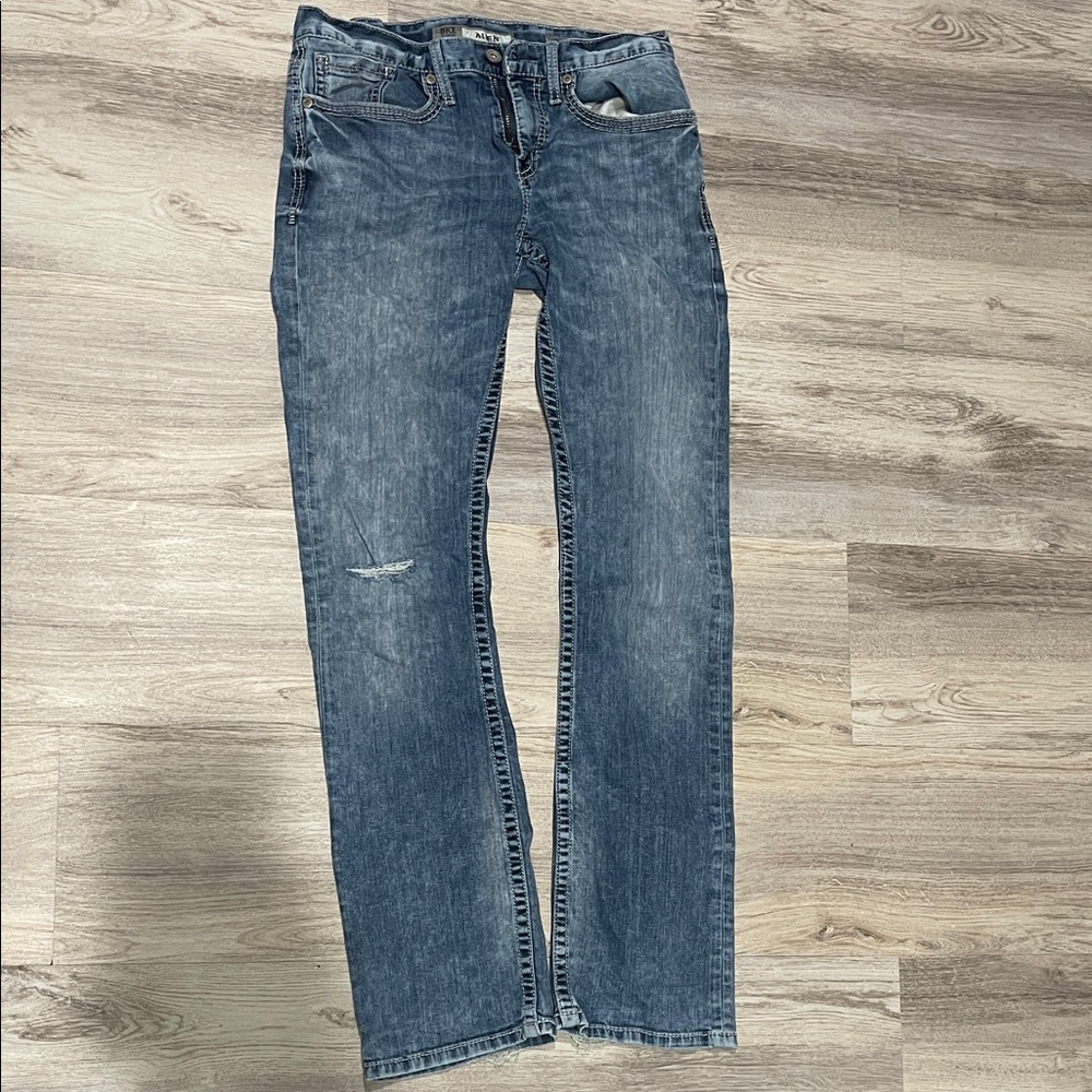 BKE 32L Aiden Men's Denim Straight Jeans